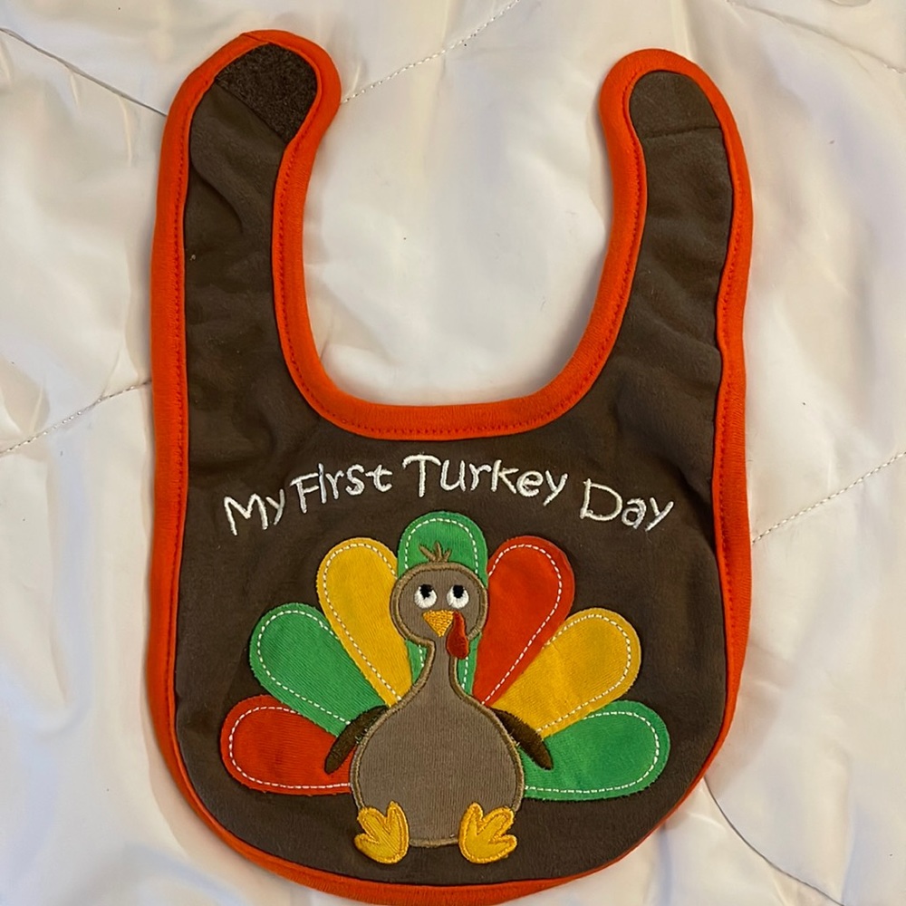 My First TURKEY DAY bib